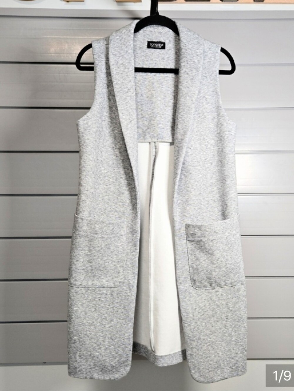 Topshop Open Jersey Vest